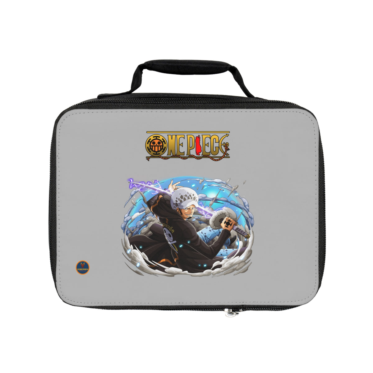 Trafalgar D. Water Law One Piece Anime Lunch Bag Light grey 🍱