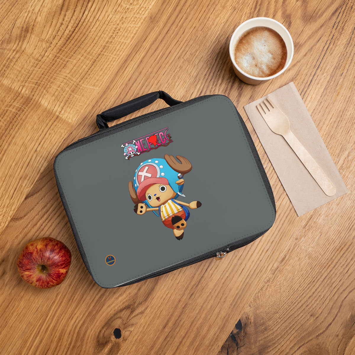Tony Tony Chopper One Piece Anime Lunch Bag Dark grey 🍱
