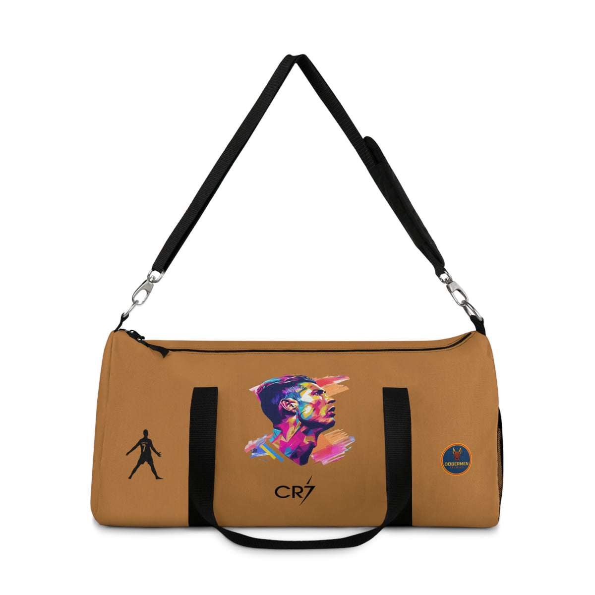 Premium Cristiano Ronaldo Duffel Bag Light brown 🏆⚽