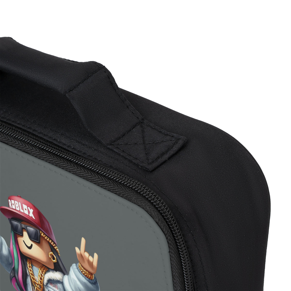Insulated Roblox Lunch Tote Dark grey 🎮✨⚡