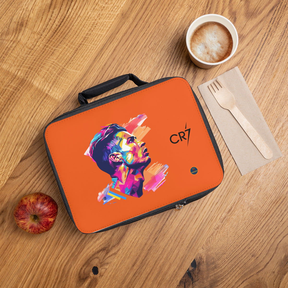 Cristiano Ronaldo CR7 Thermal Lunch Orange ⚽🥶