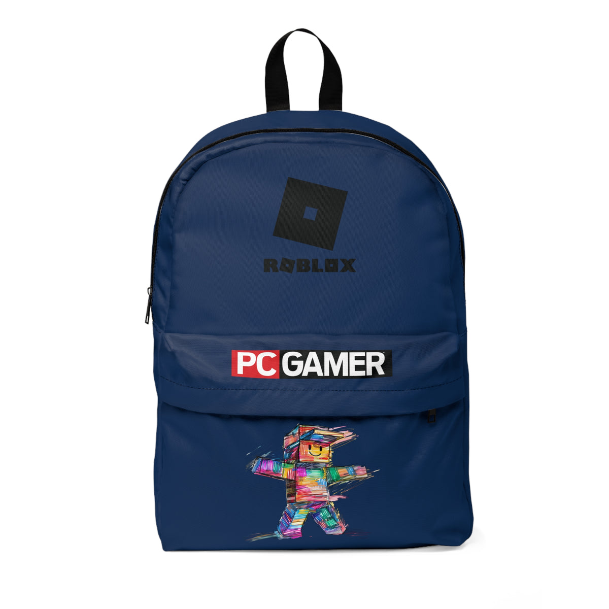 Roblox PC Gamer Backpack — Colorful Pixel (Midnight Blue)