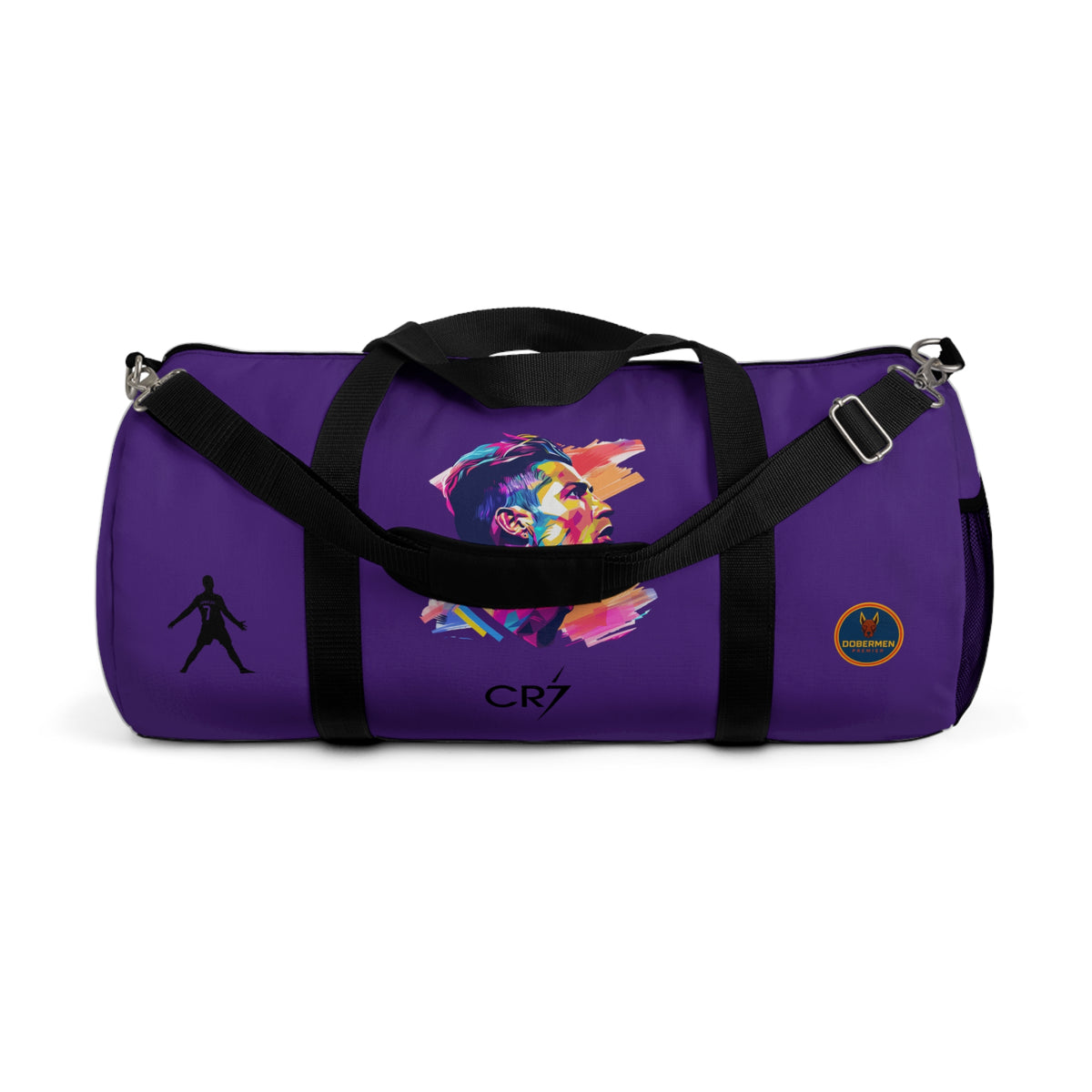 Premium Cristiano Ronaldo Duffel Bag Purple 🏆⚽