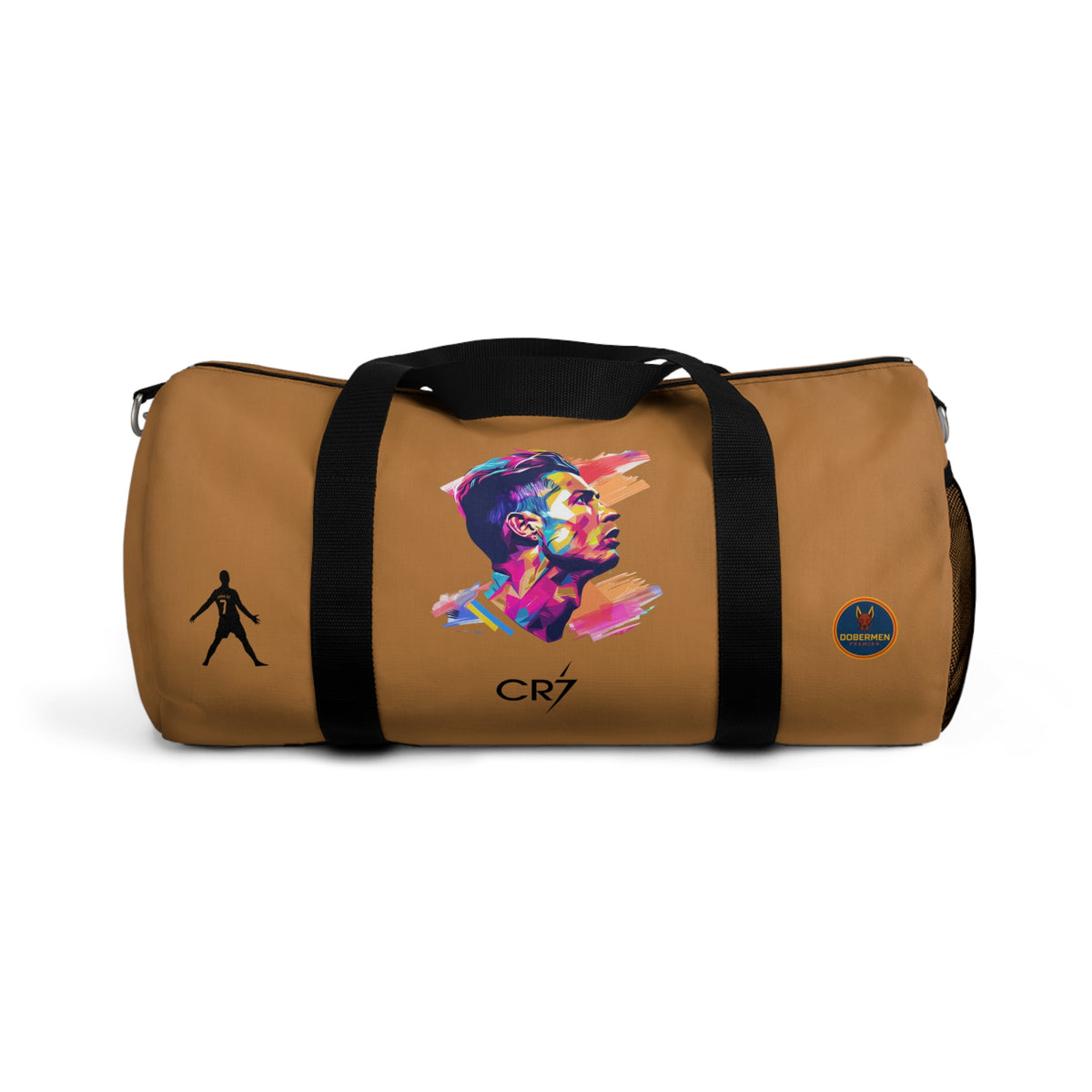 Premium Cristiano Ronaldo Duffel Bag Light brown 🏆⚽
