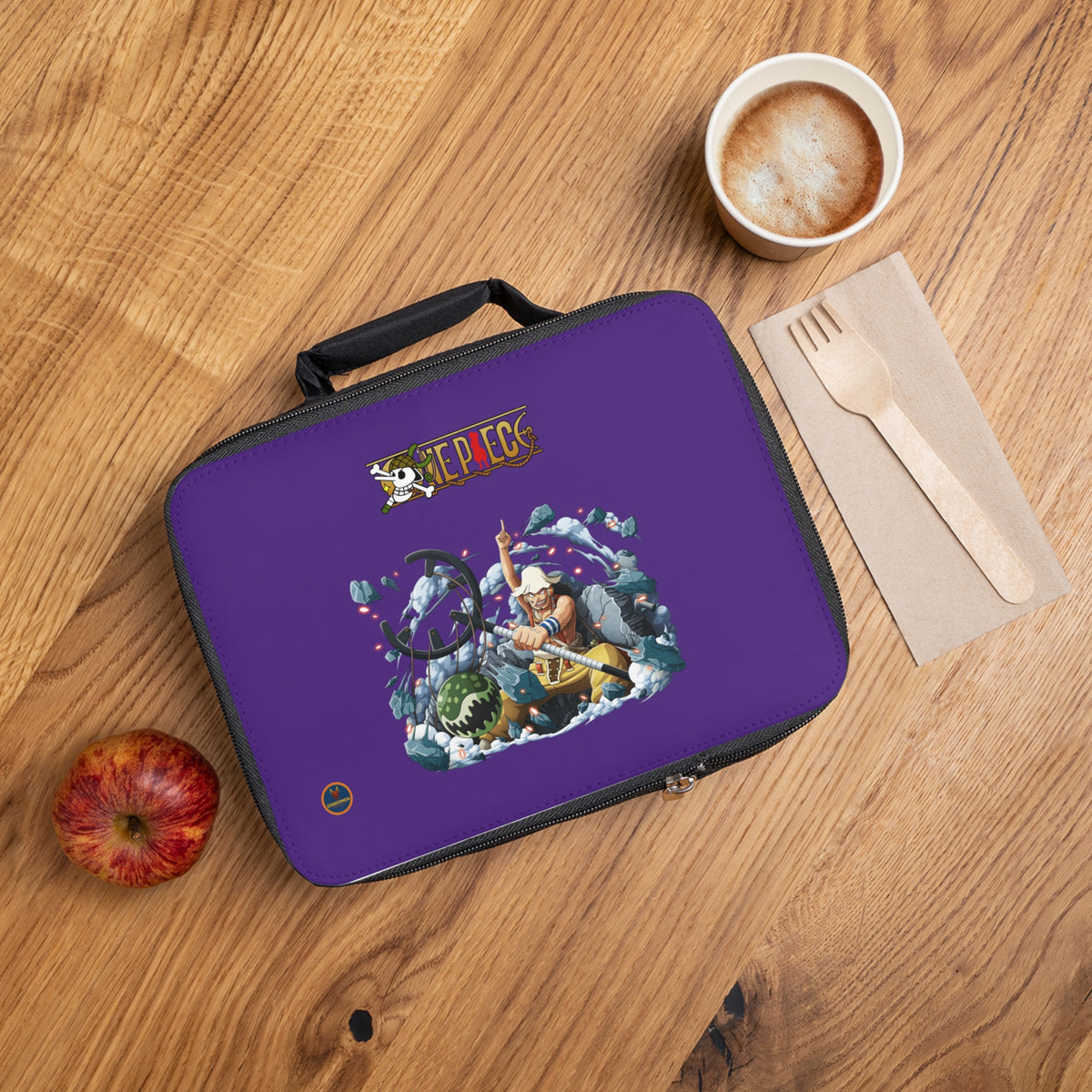 Usopp One Piece Anime Lunch Bag Purple 🍱