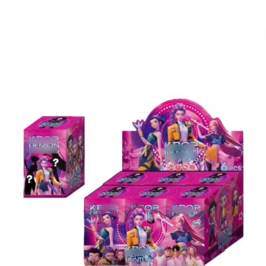 K-Pop Demon Hunters 6-Piece Mystery Blind Box Display