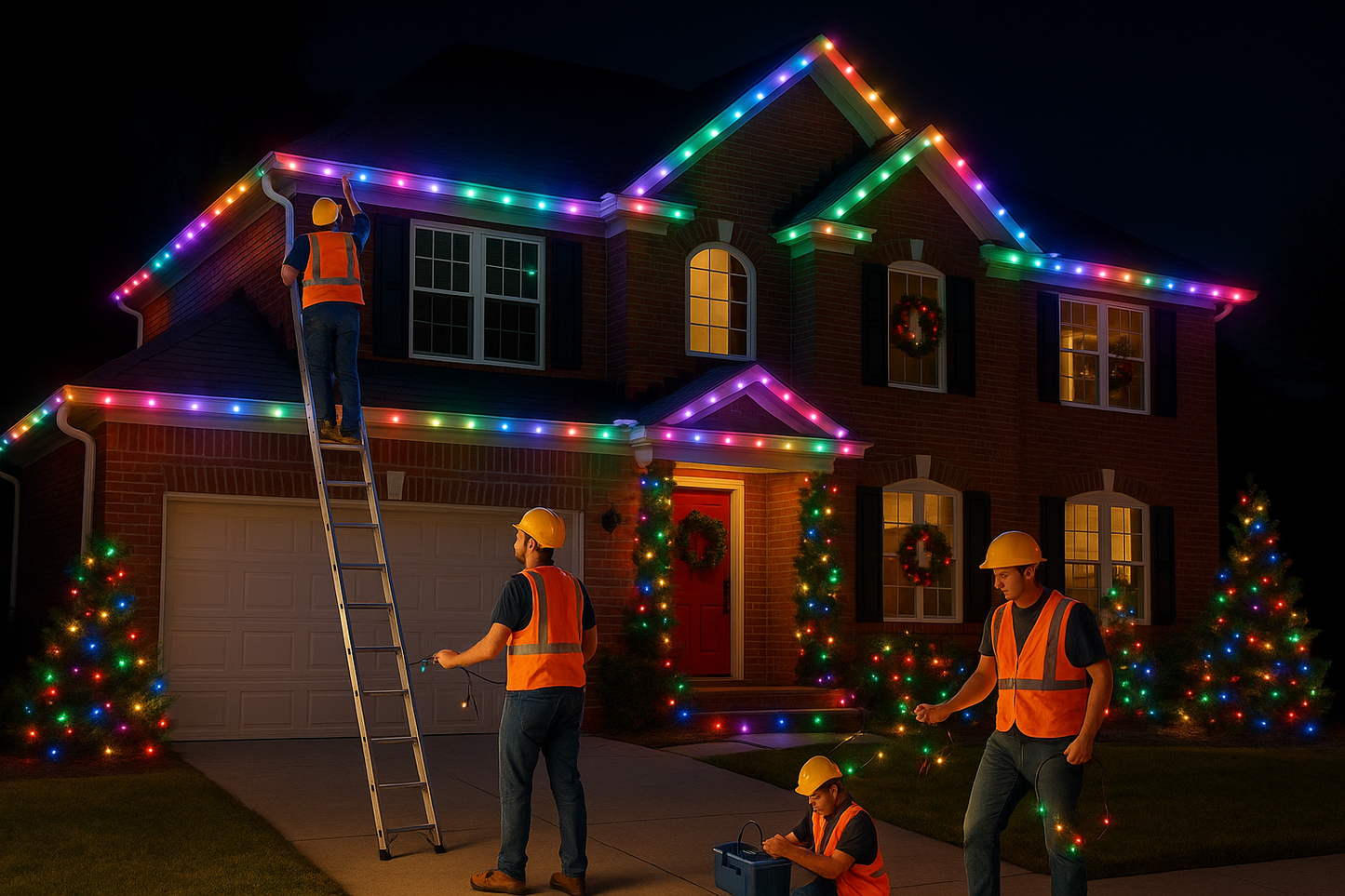 Chrismas light installation service