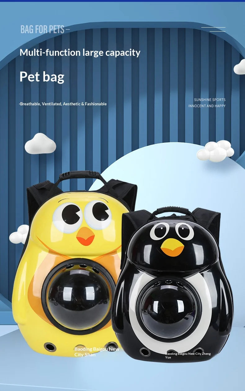 Portable pet carrier travel backpack for cats and dogs pet supplies pet bag cat backpack space