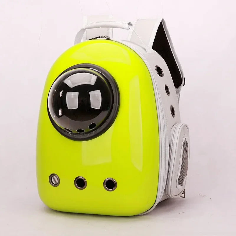 Space Capsule Transparent Cat Bag Out Breathable Backpack Pet Bag Oxford Cloth Portable Cat Bag Pet Supplies