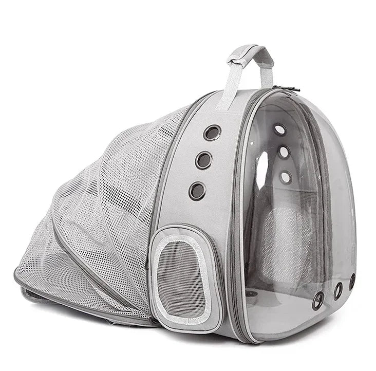 Space Capsule Transparent Cat Bag Out Breathable Backpack Pet Bag Oxford Cloth Portable Cat Bag Pet Supplies