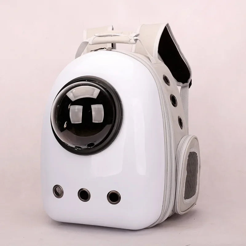 Space Capsule Transparent Cat Bag Out Breathable Backpack Pet Bag Oxford Cloth Portable Cat Bag Pet Supplies