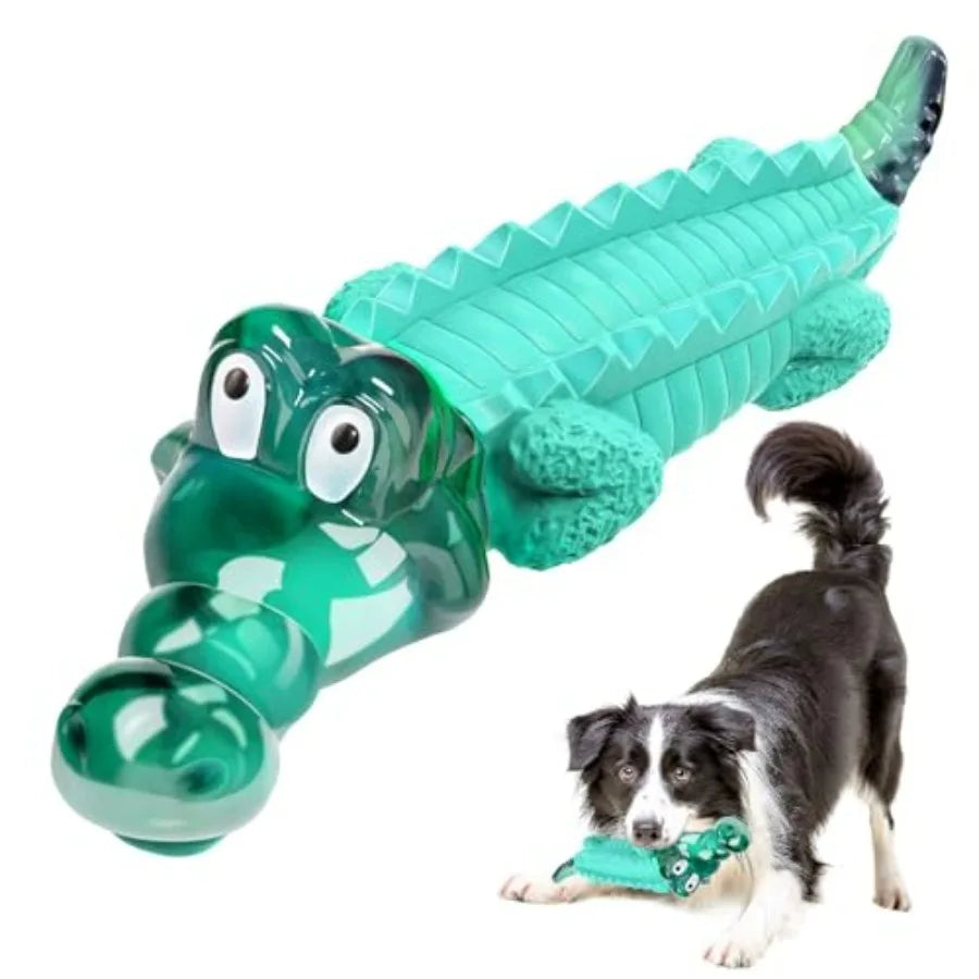 Dog Toys for Aggressive Chewers - Indestructible Dog Chew Toys for Small, Medium, Large Breed to Reduce Pet Anxiety and Boredom