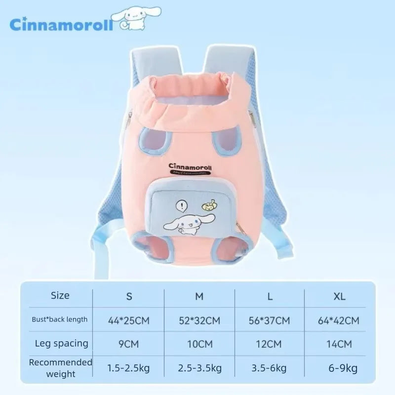 Pet Dogs Carrier Backpack Cat Carrier Portable Outdoor Dog Cat Carrier Chest Strap Outdoor Adjustable Hands Free Dog Backpack