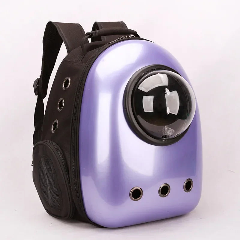 Space Capsule Transparent Cat Bag Out Breathable Backpack Pet Bag Oxford Cloth Portable Cat Bag Pet Supplies