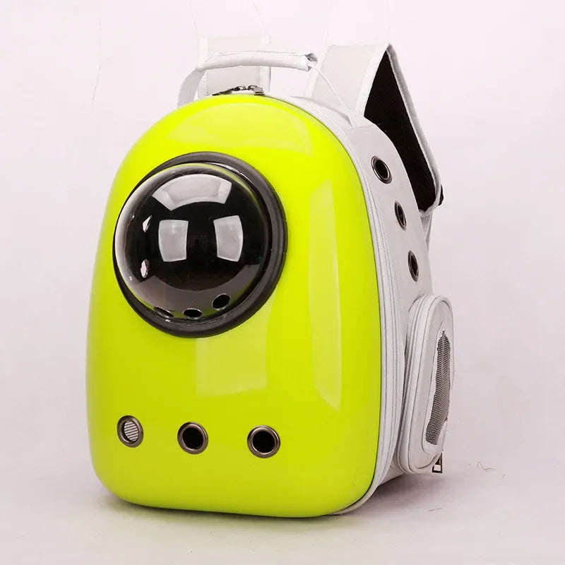 Space Capsule Transparent Cat Bag Out Breathable Backpack Pet Bag Oxford Cloth Portable Cat Bag Pet Supplies